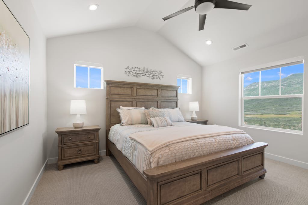 brand-new house in Heber City with mountain views