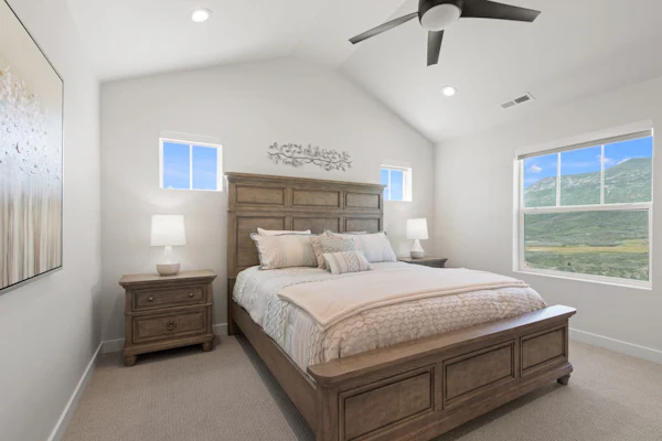 brand-new house in Heber City with mountain views
