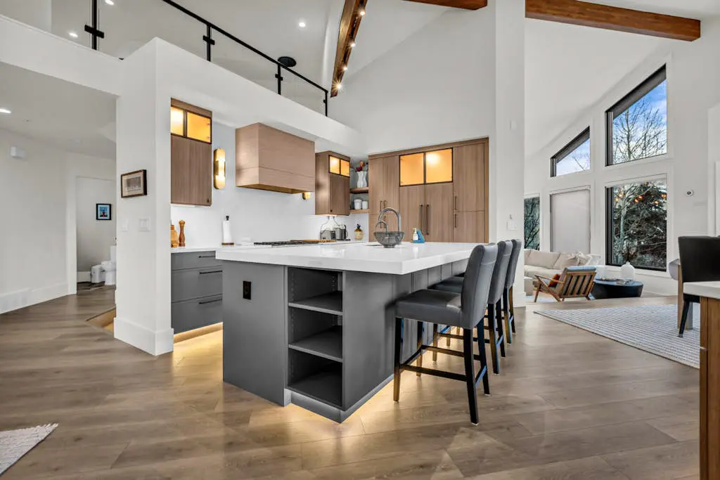 Mountain-view abode with a hot tub, scenic balcony, fireplaces, & free shuttle