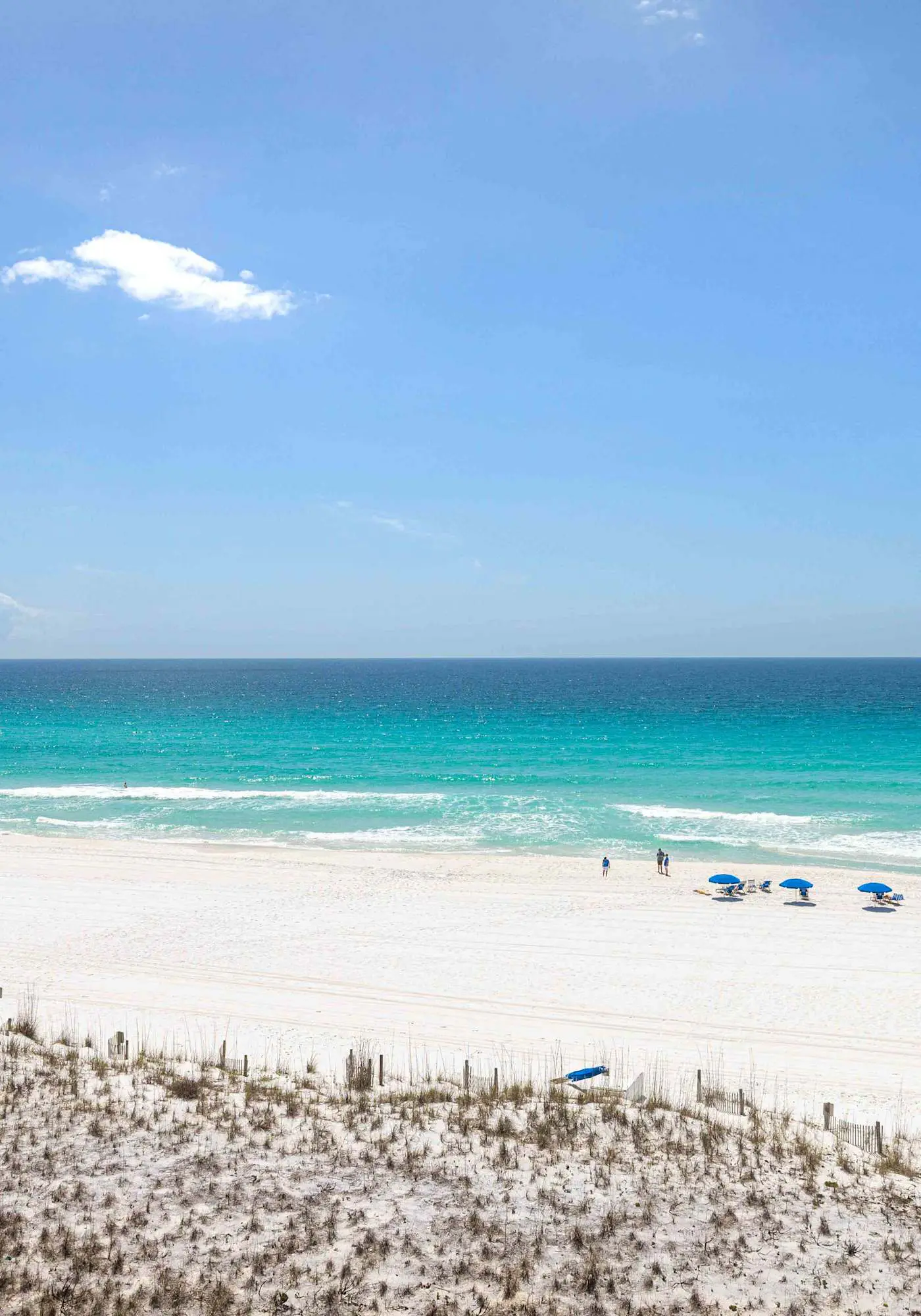 Spacious gulf front condo with beach access and seasonal beach service