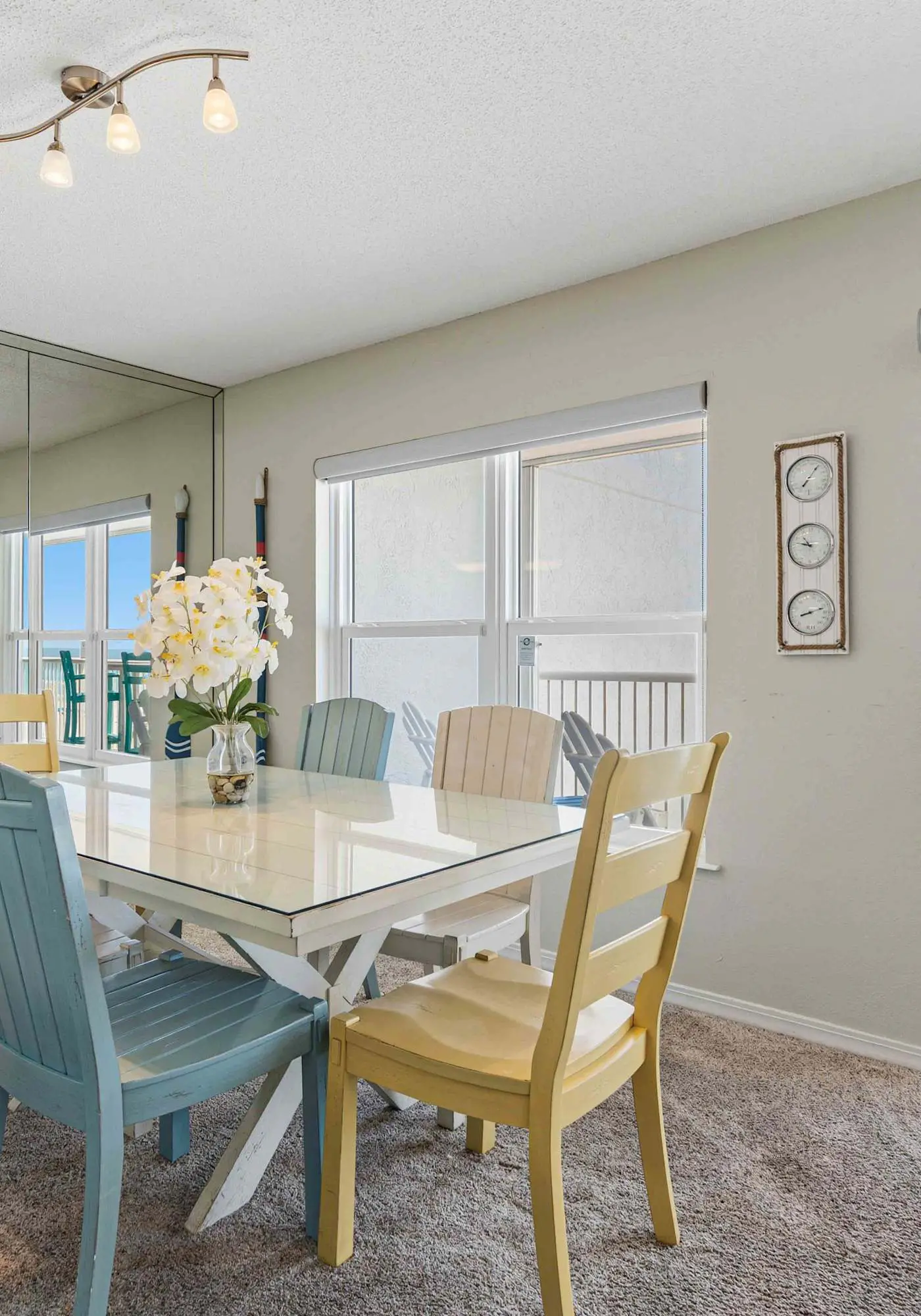 Spacious gulf front condo with beach access and seasonal beach service