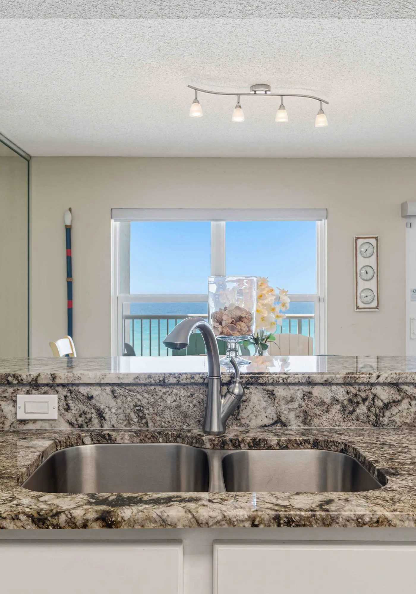 Spacious gulf front condo with beach access and seasonal beach service