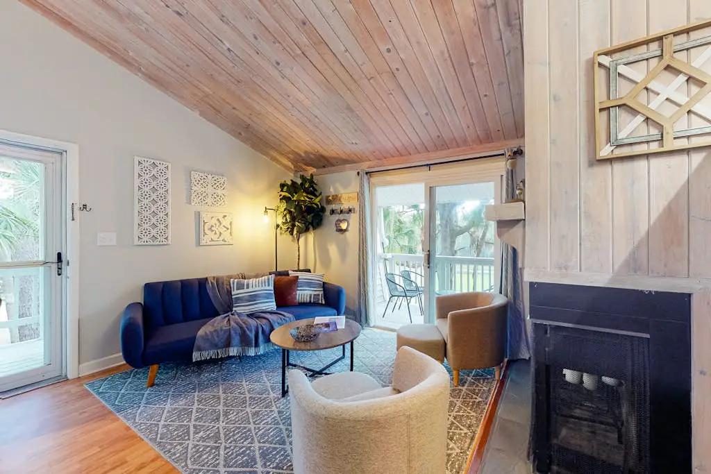 Driftwood Villa - 261 | Golf course-view condo with balcony, W/D, AC - dogs OK