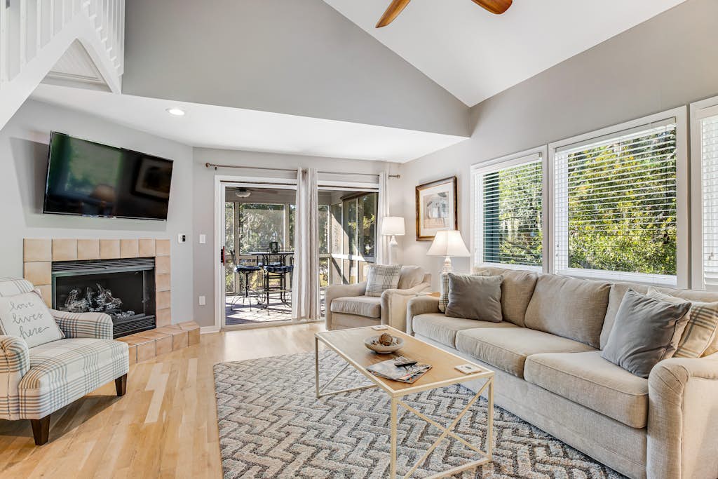 Dog-friendly beach home with screened porch, charming interior, & W/D