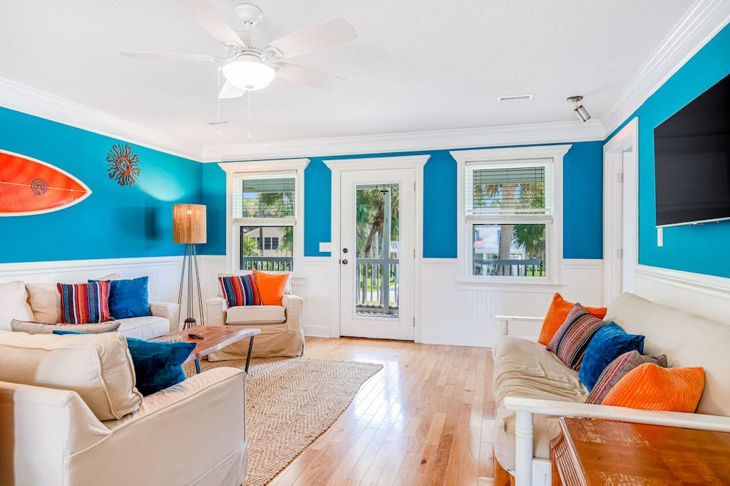 Dreamy Coastal Oasis W/ Large Deck, Fast WiFi, Beach Access Nearby & Central AC