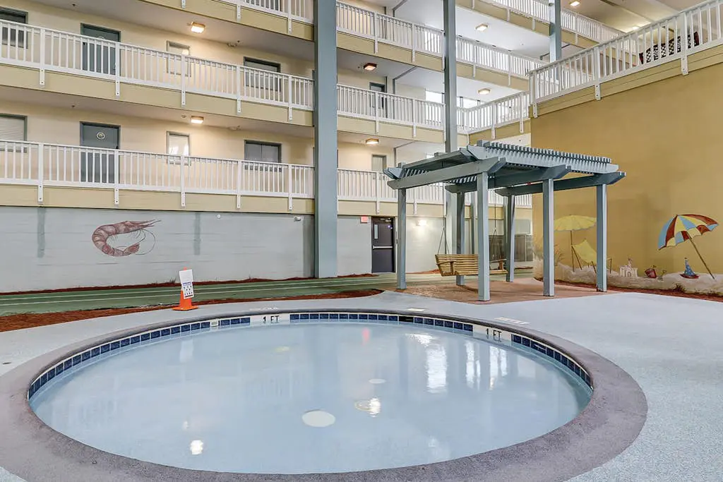Riveting condo home with hot tub, sauna, tennis court, fitness room, & kitchen
