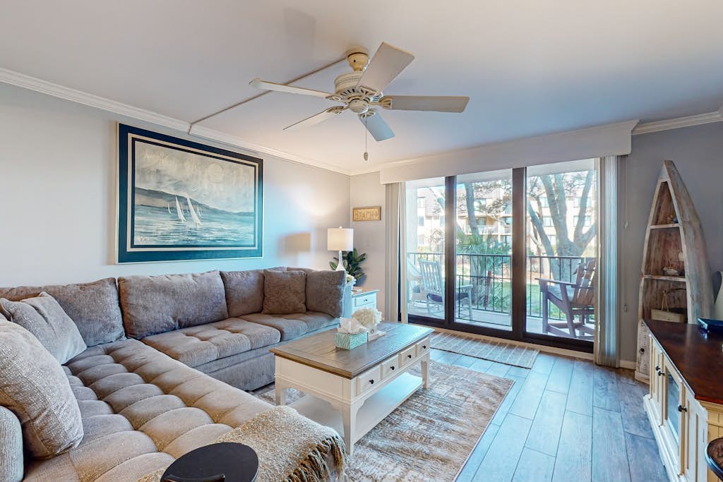 Amazing oceanfront 2BR 2BA 1st floor condo with pool, hot tub, tennis, fitness area, & WD