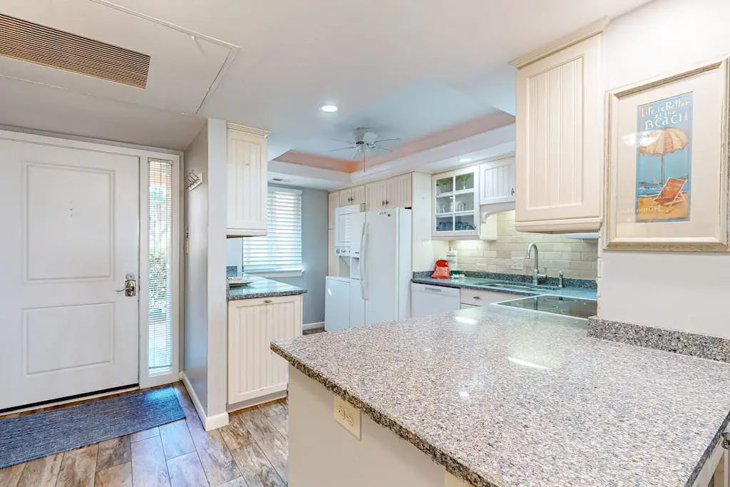 Amazing oceanfront 2BR 2BA 1st floor condo with pool, hot tub, tennis, fitness area, & WD