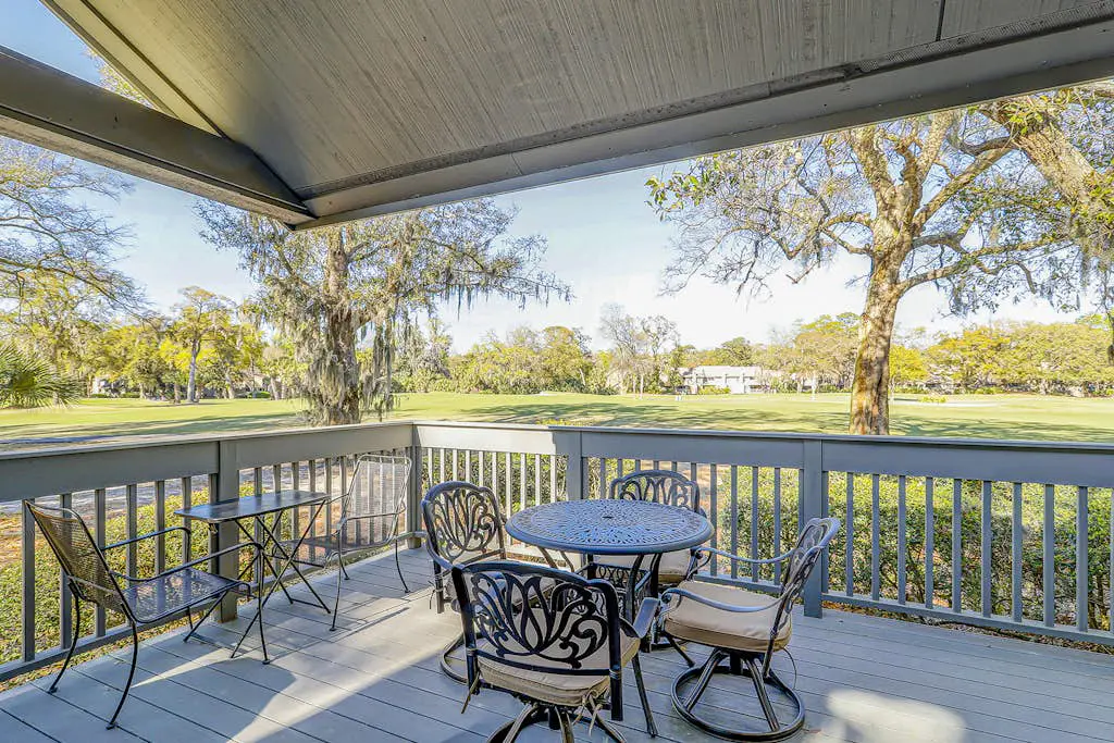 Golf course-view condo near beach with pool & private deck - dog-friendly