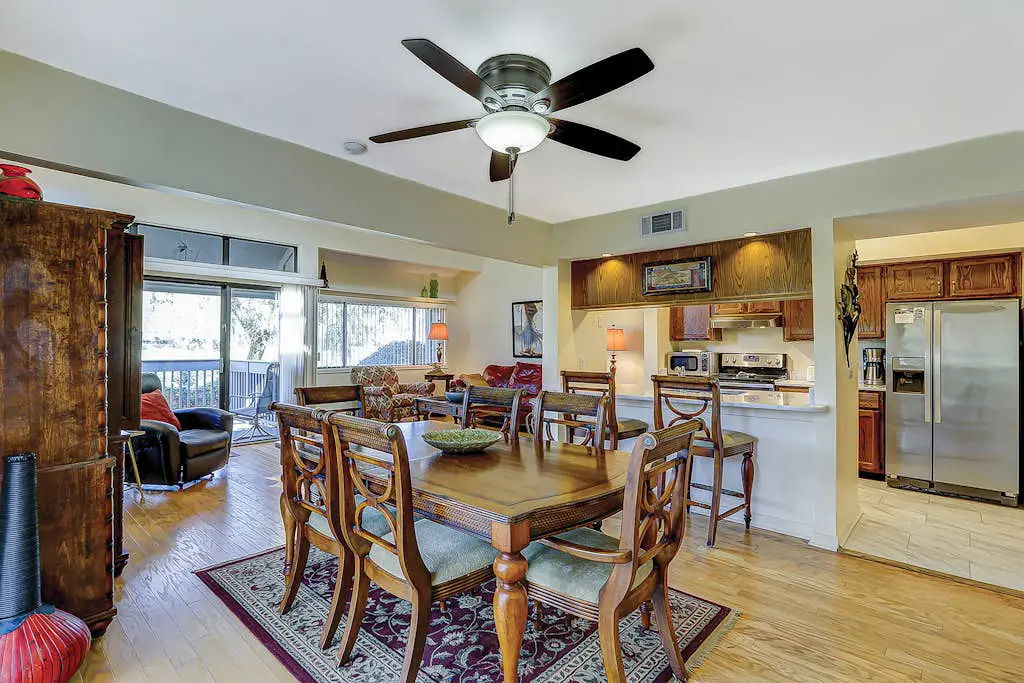 Golf course-view condo near beach with pool & private deck - dog-friendly