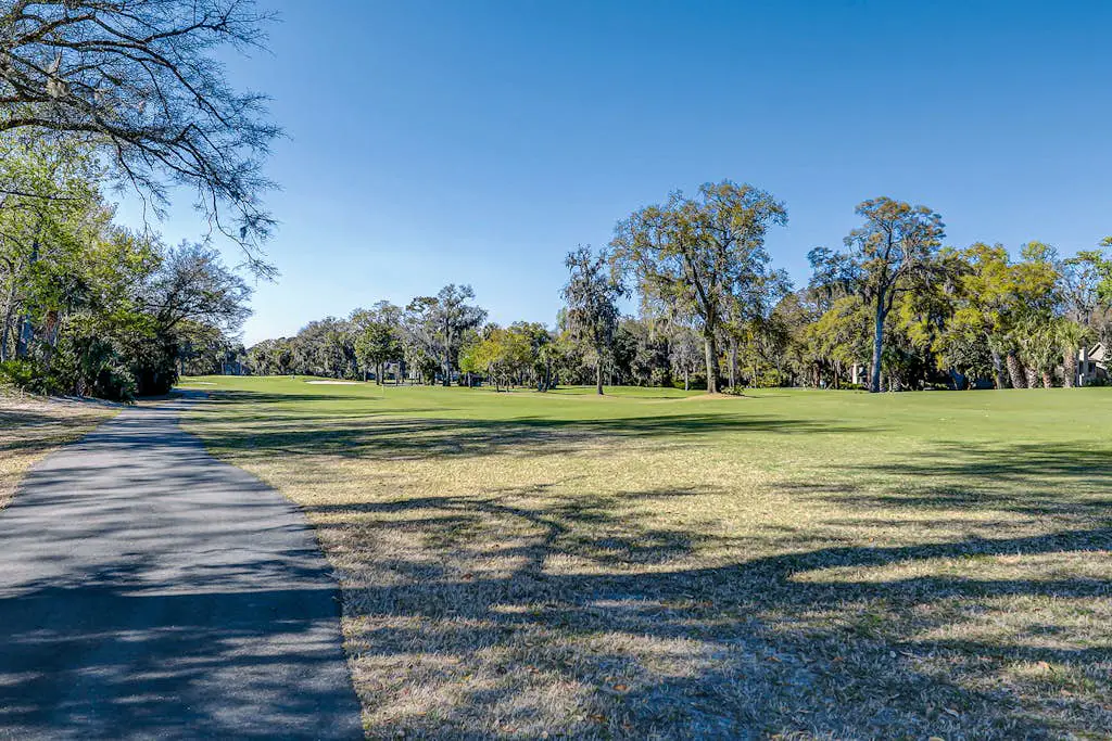 Golf course-view condo near beach with pool & private deck - dog-friendly