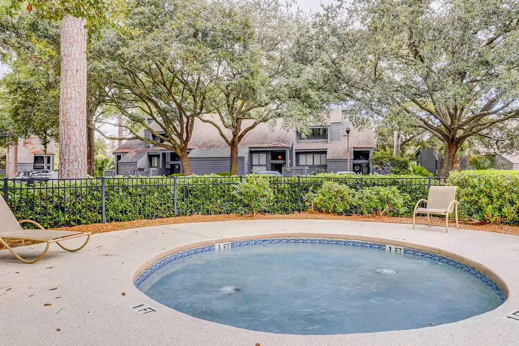 Golf course-view condo near beach with pool & private deck - dog-friendly