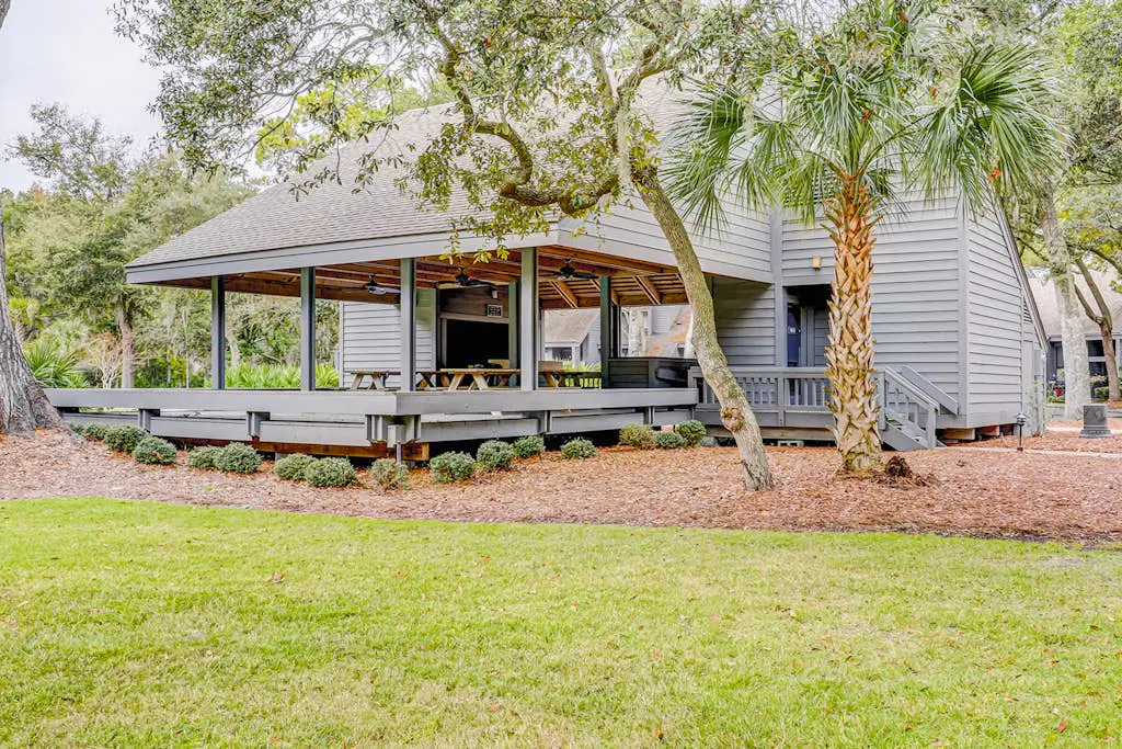 Golf course-view condo near beach with pool & private deck - dog-friendly