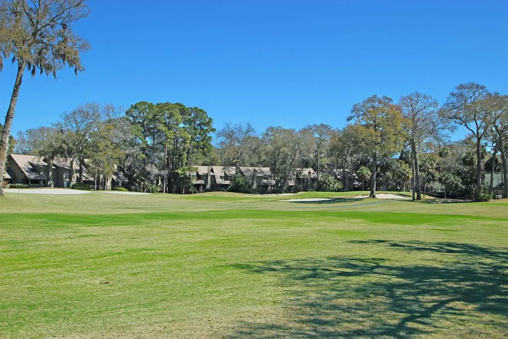 Golf course-view condo near beach with pool & private deck - dog-friendly