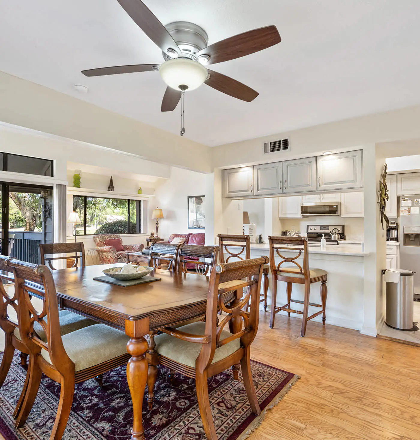 Golf course-view condo near beach with pool & private deck - dog-friendly