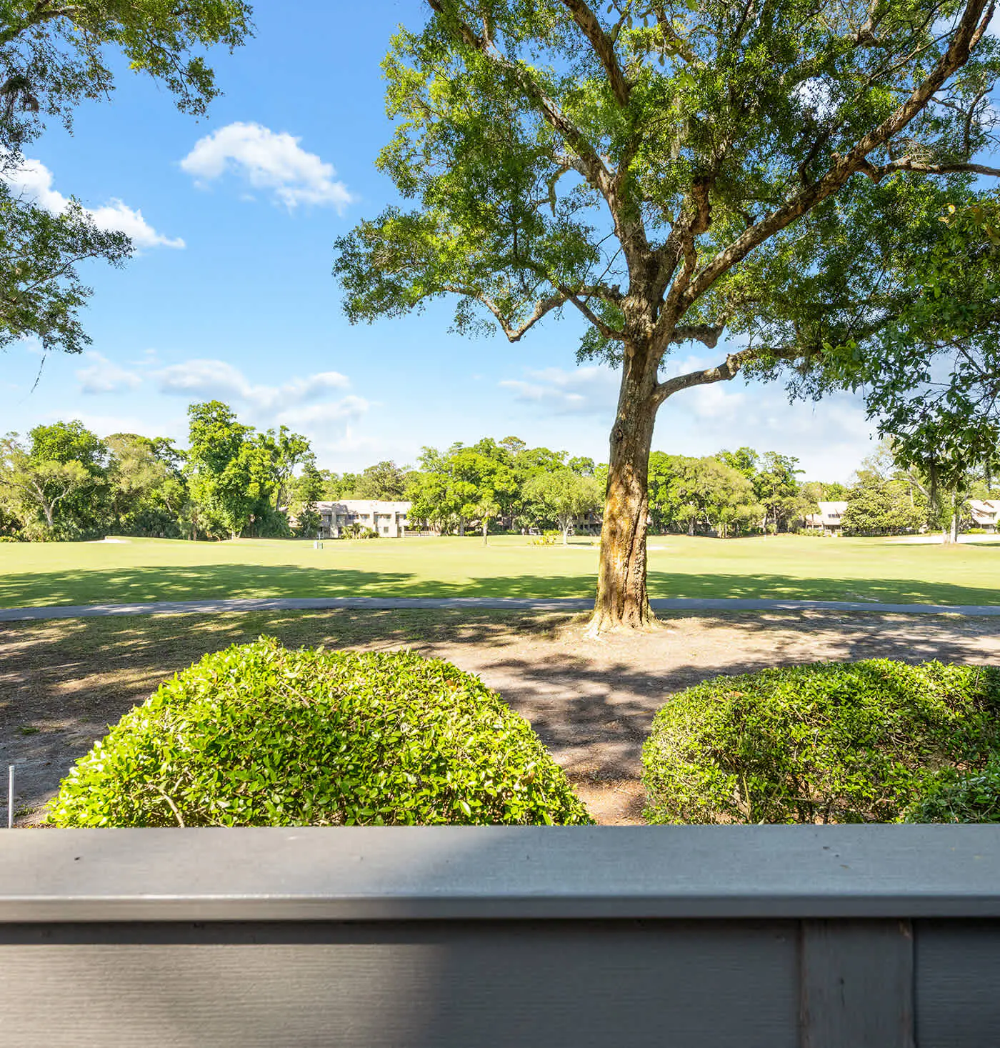 Golf course-view condo near beach with pool & private deck - dog-friendly