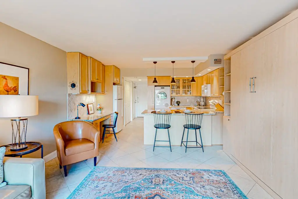Charming Ground Floor studio condo near beach with tennis, pickleball, & water views