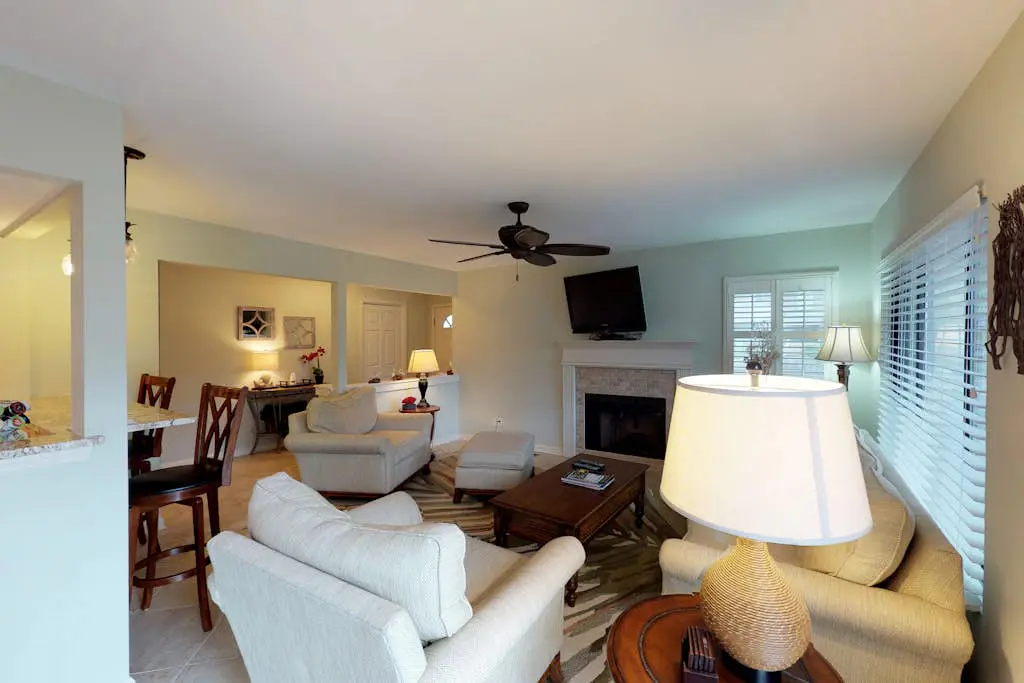 Lagoon-View Condo with Private Deck, Shared Pool & Easy Beach Access