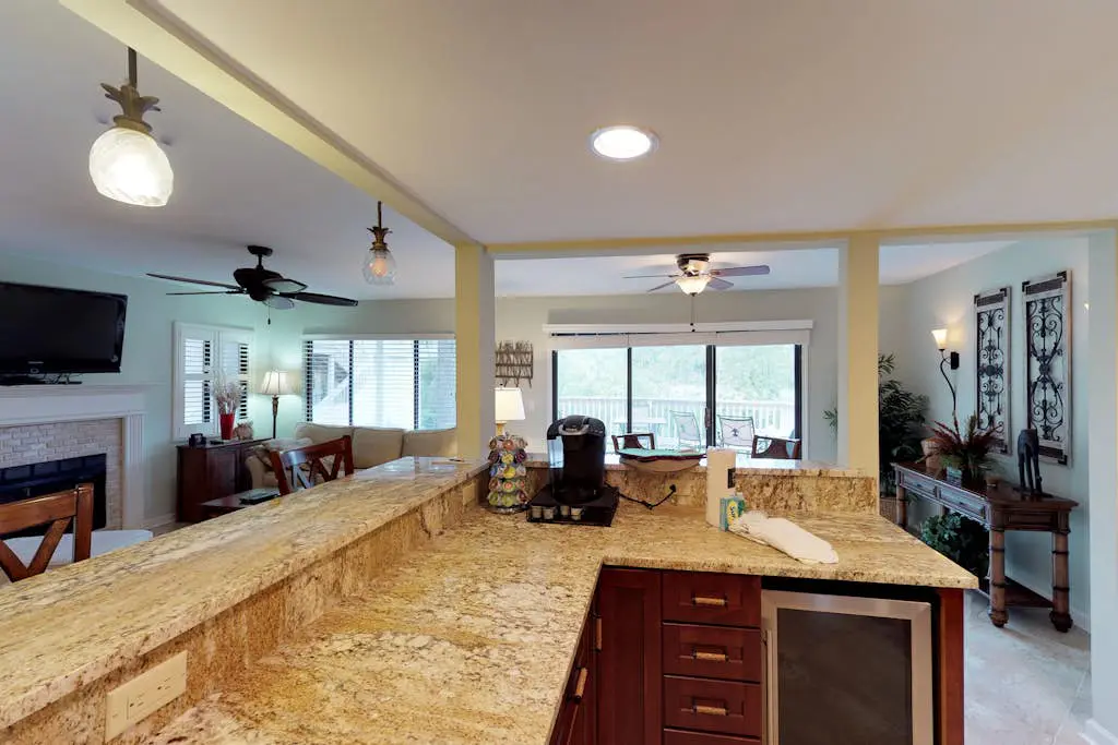 Lagoon-View Condo with Private Deck, Shared Pool & Easy Beach Access