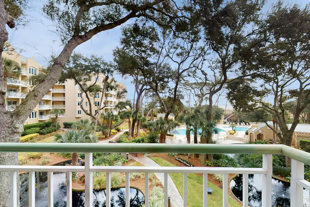 Spacious updated oceanfront condo with shared pools,  hot tub & beach access