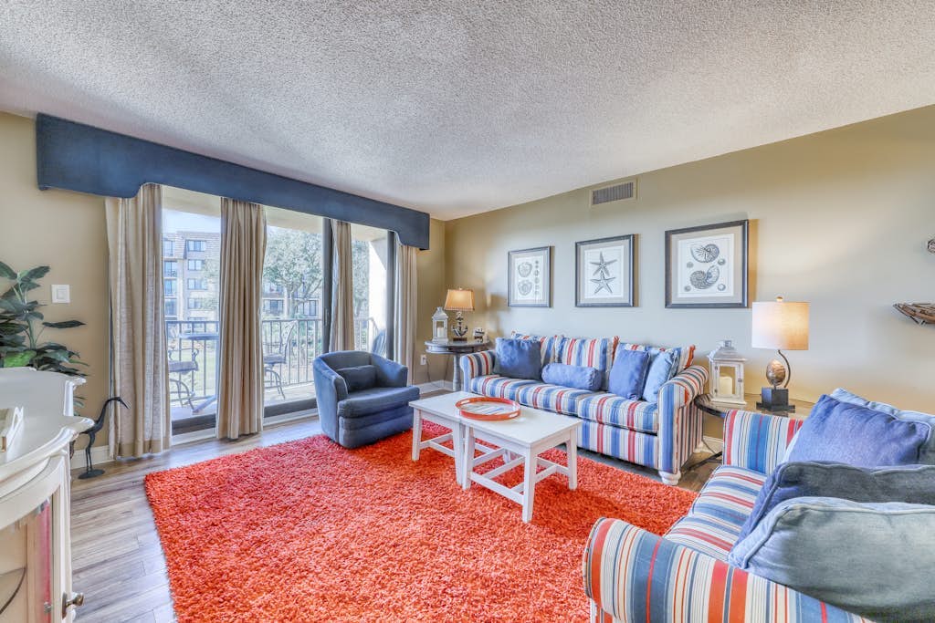 Spacious villa with pool, hot tub, playground & cute decor - steps from beach