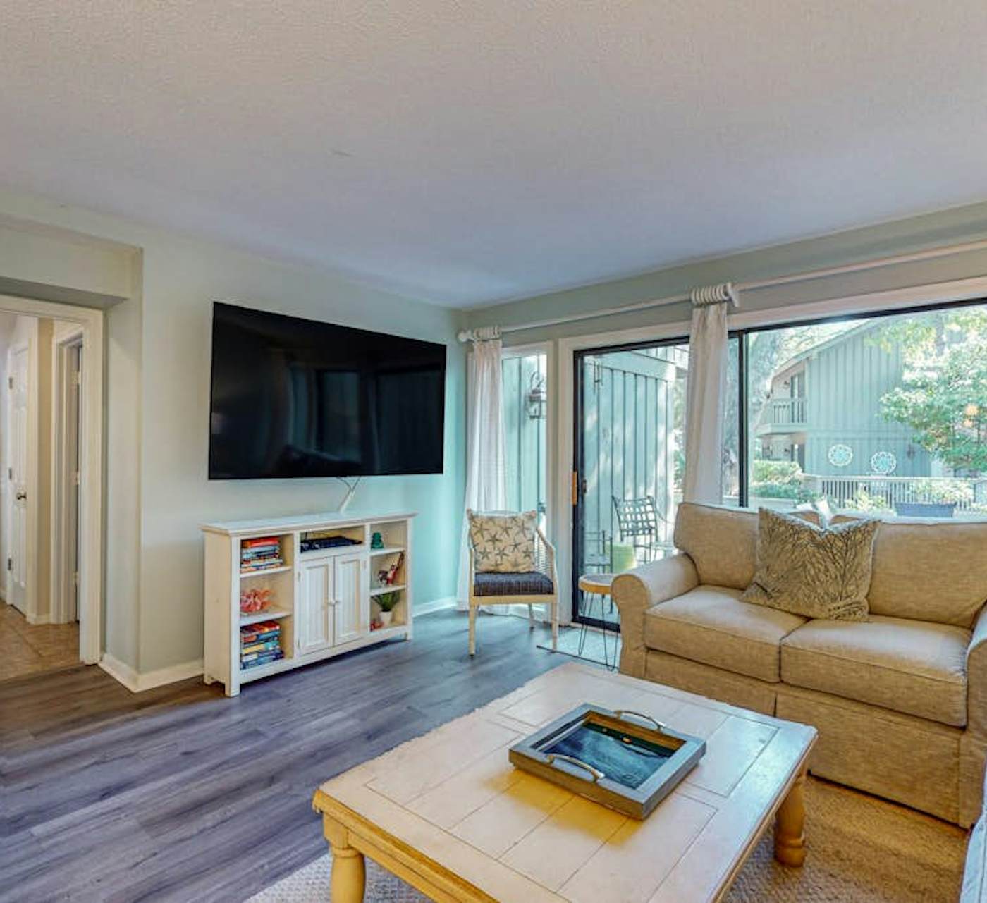 Comfortable two-story condo with beach access, shared ...