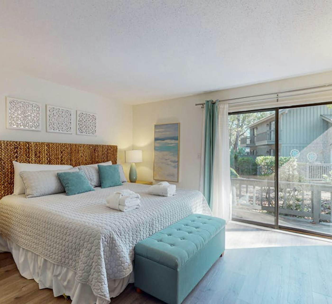 Comfortable two-story condo with beach access, shared ...