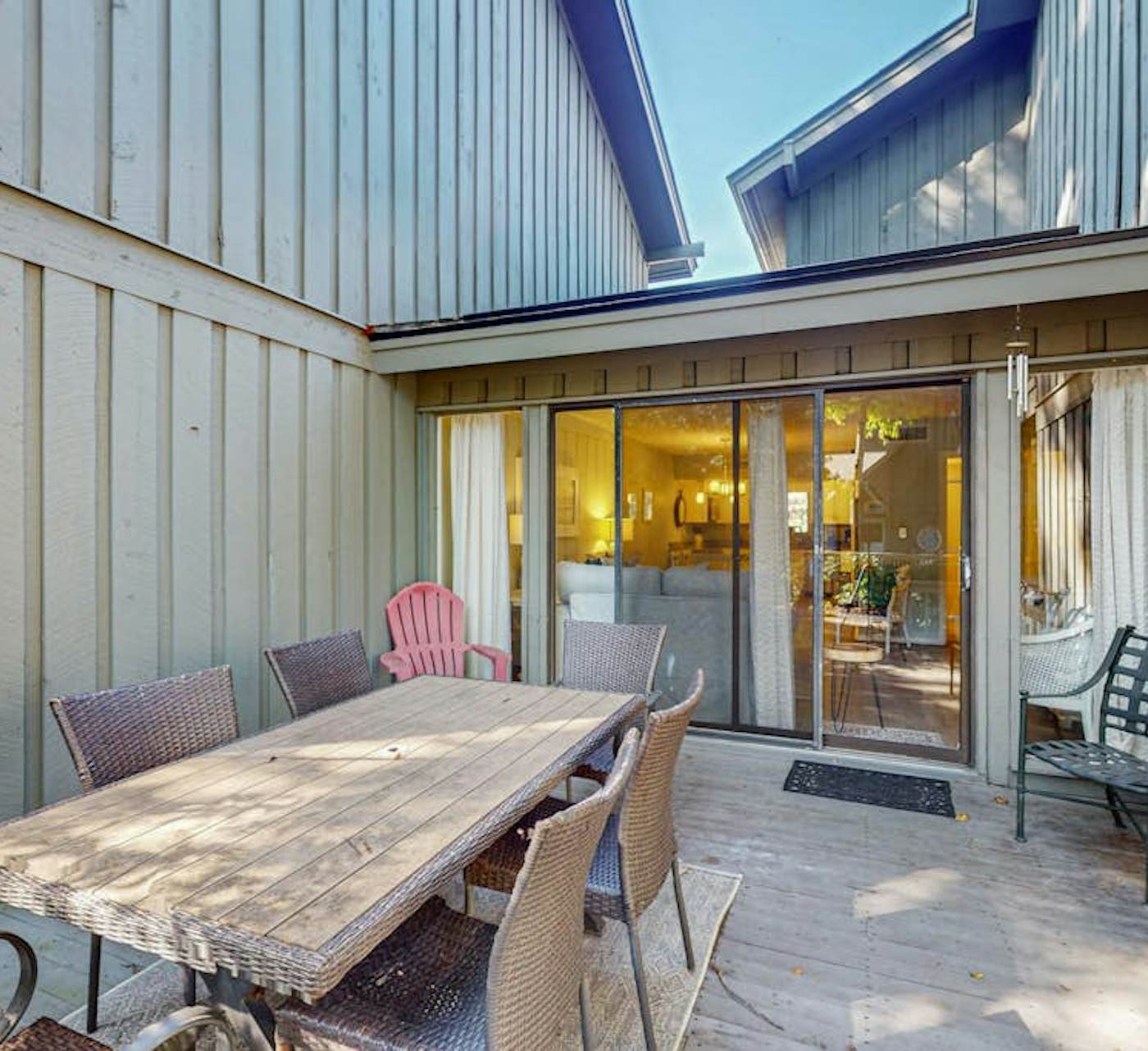 Comfortable two-story condo with beach access, shared ...