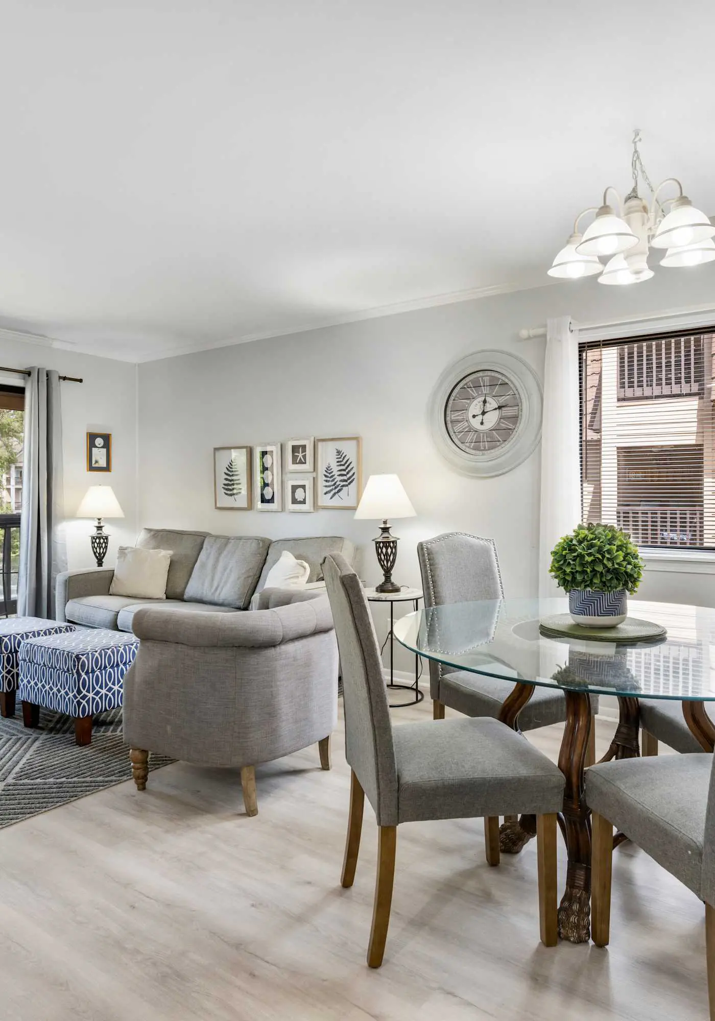 Water view retreat with balcony, beach gear, pools, tennis, hot tub, & gym