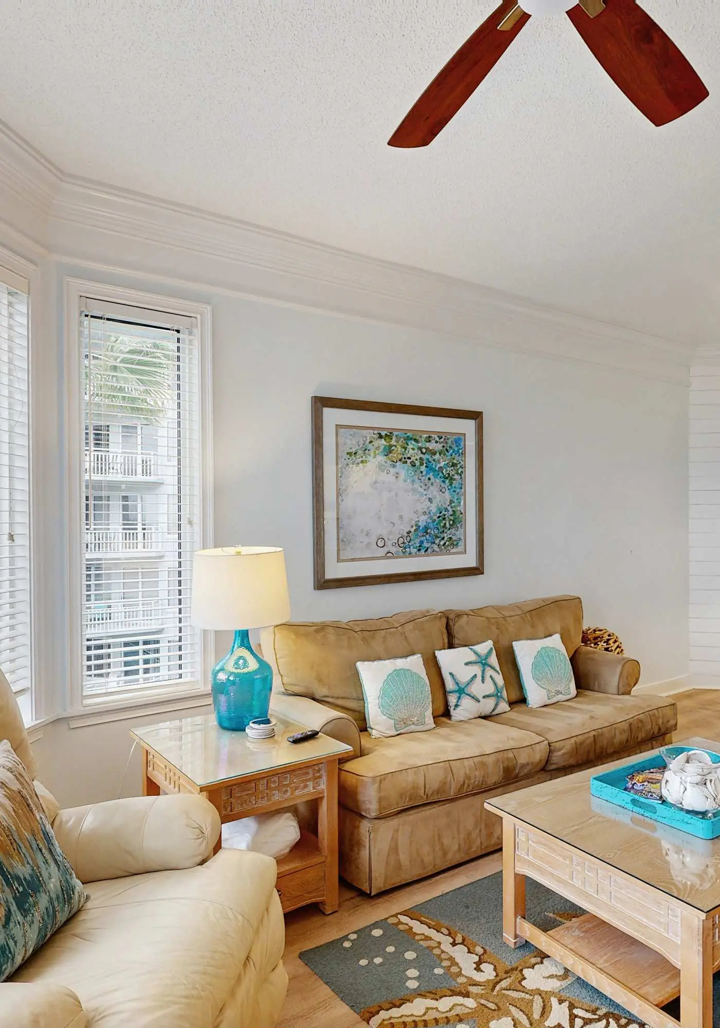 Oceanfront condo with pools, hot tubs, fitness room, & central AC