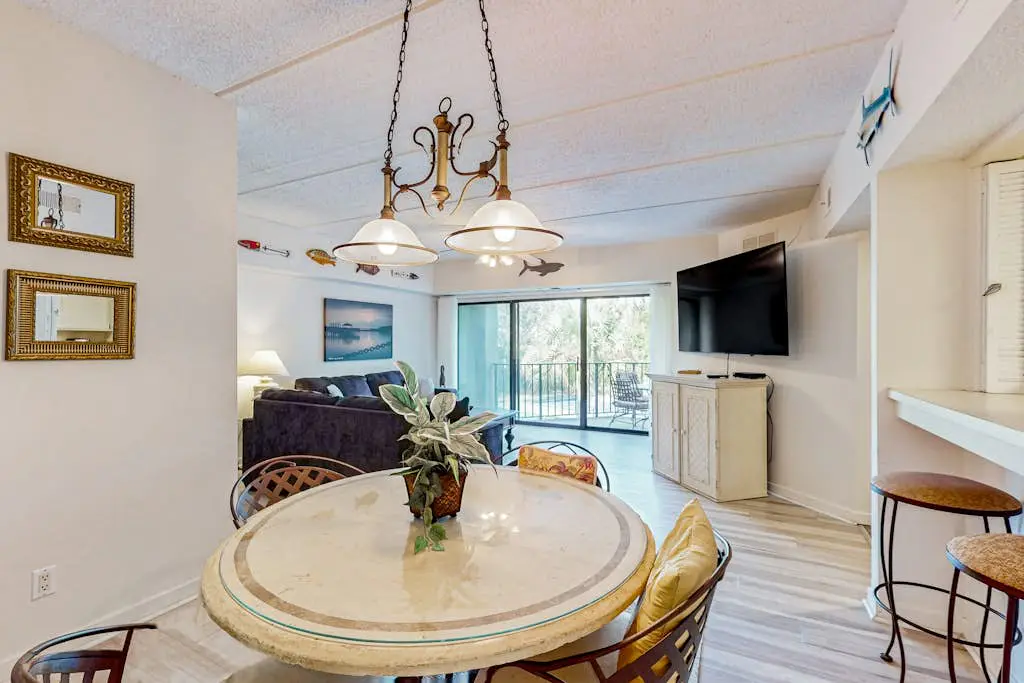 Close to beach with pool, tennis, pool  & private balcony