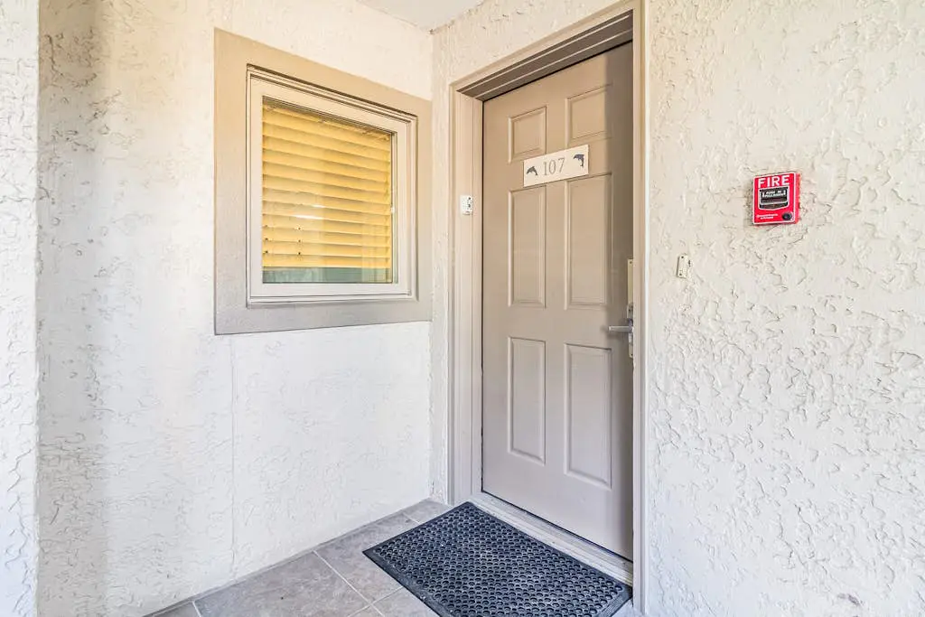 First Floor Condo near the beach with beach gear, washer/dryer, and pool