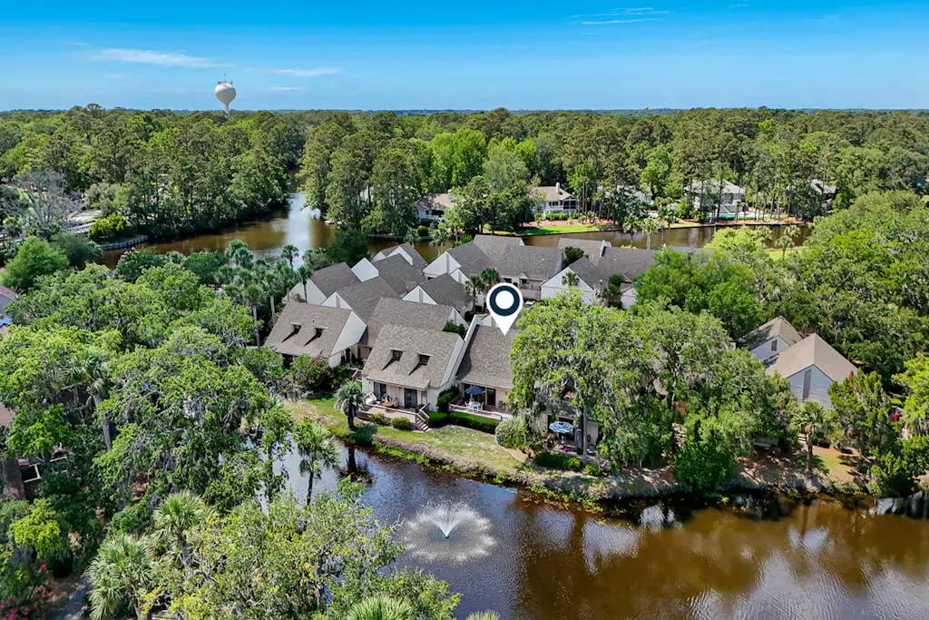 Spacious Palmetto Dunes Condo, Sunny Deck,  View of Lagoon, Complex Pool
