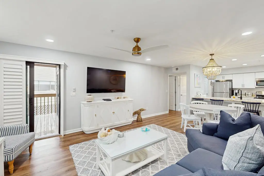 Dog-Friendly Condo with pool, golf, and just steps to the beach