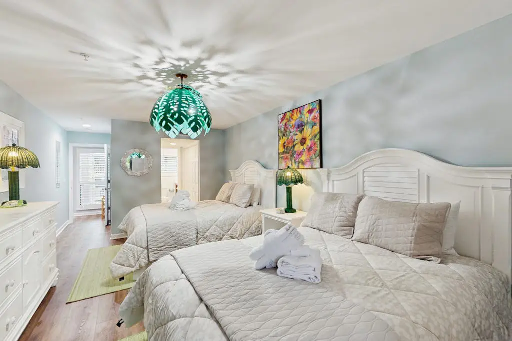 Dog-Friendly Condo with pool, golf, and just steps to the beach