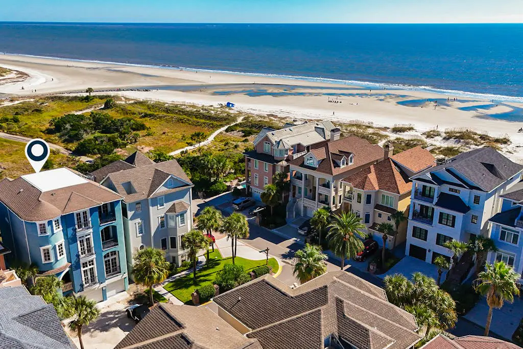 Ocean and Marsh View Home with private pool, dog friendly, beachfront