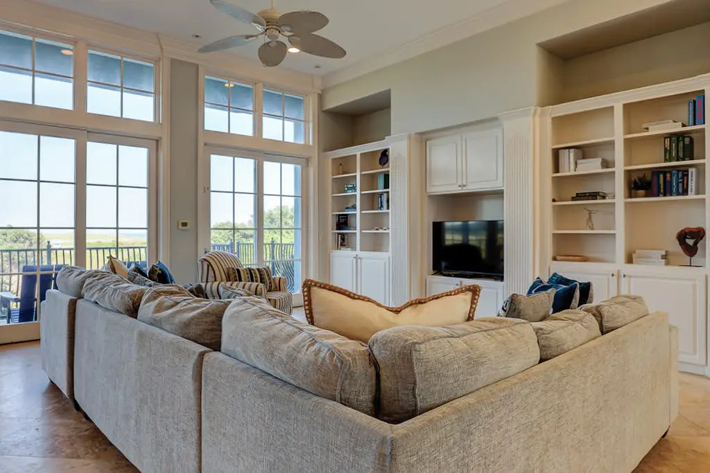 Ocean and Marsh View Home with private pool, dog friendly, beachfront