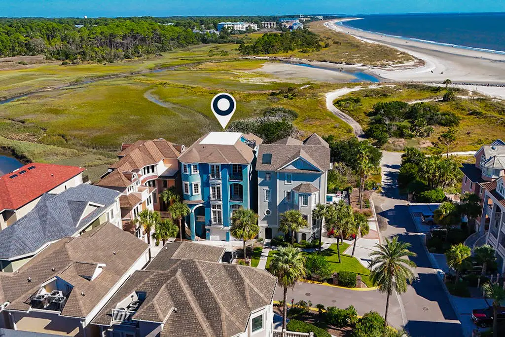 Ocean and Marsh View Home with private pool, dog friendly, beachfront