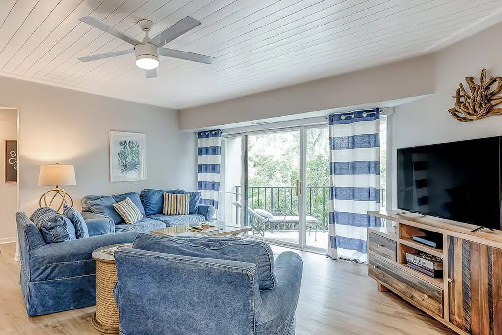 Villa with pool, tennis courts, & private patio - walk to the beach