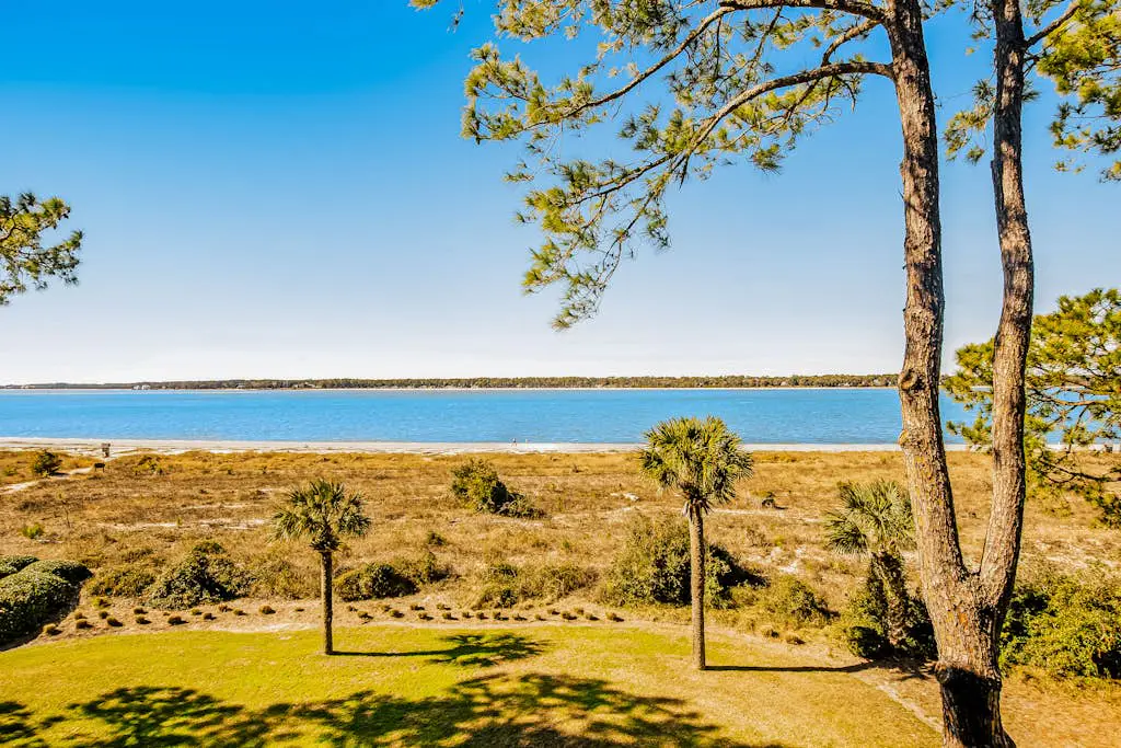 Beachfront condo with large furnished balcony, pool & beautiful views