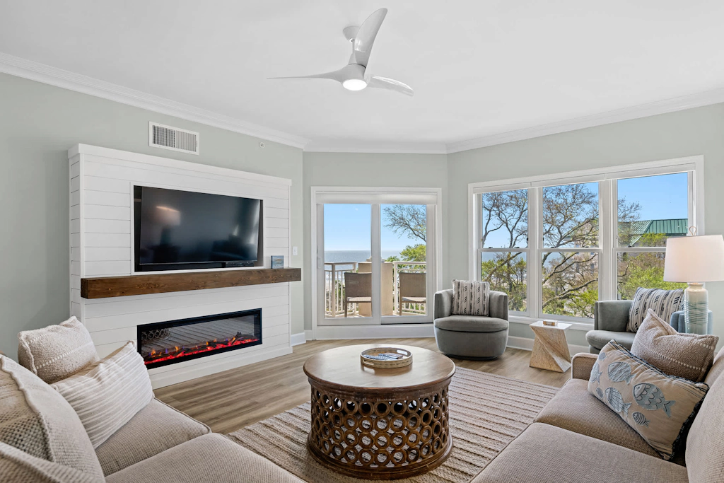 Coastal condo on the beach w/ panoramic views, beach access & a shared pool
