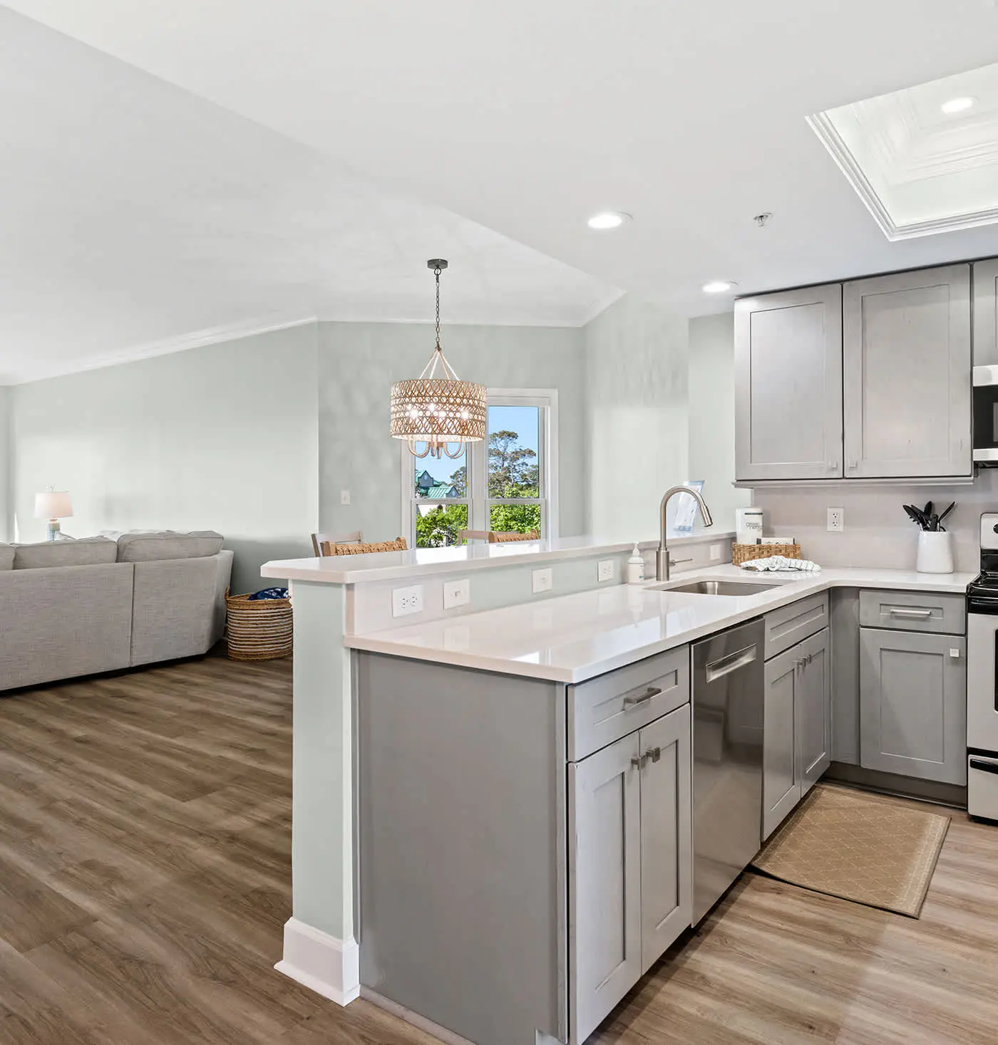 Coastal condo on the beach w/ panoramic views, beach access & a shared pool