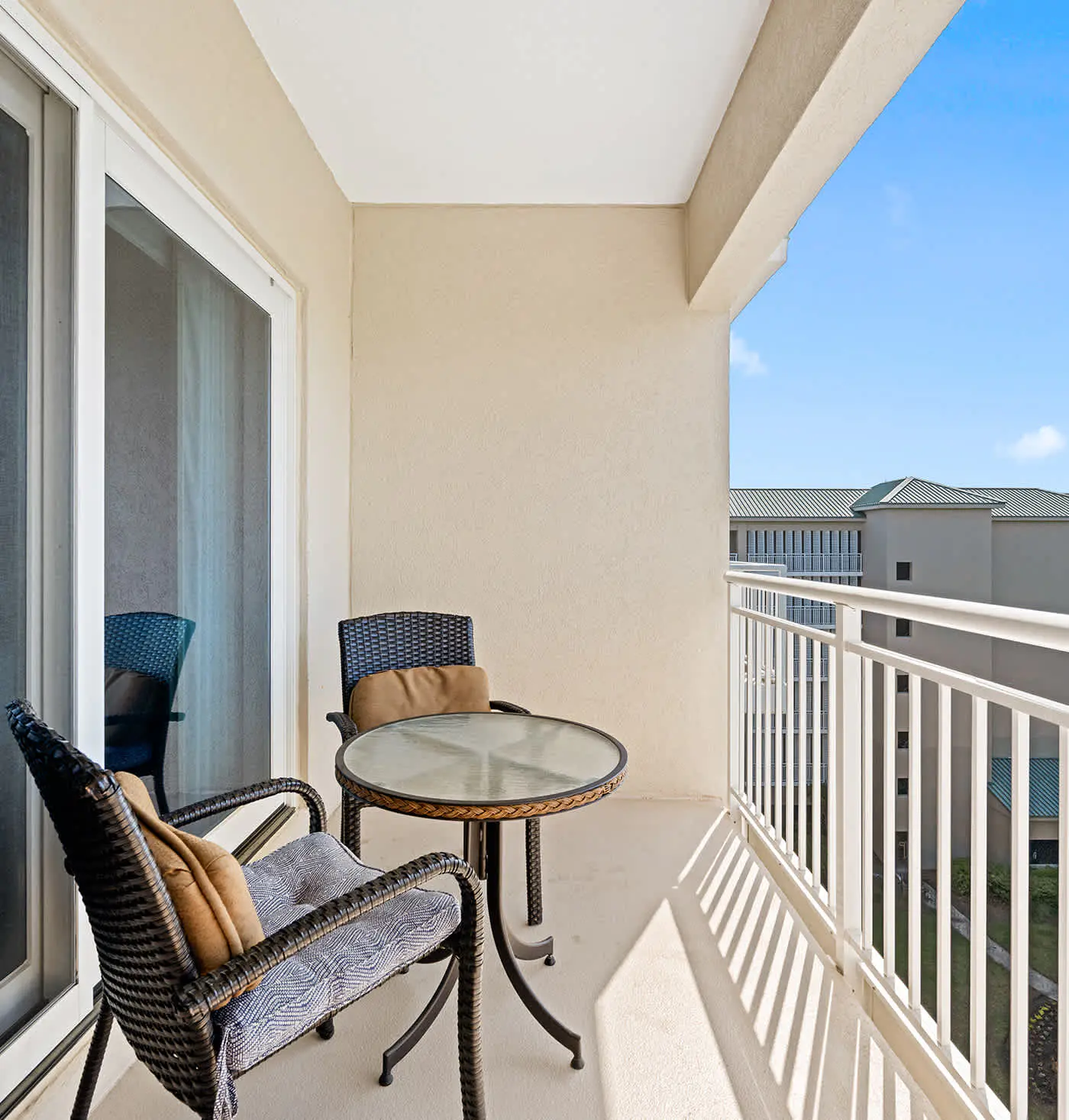 Coastal condo on the beach w/ panoramic views, beach access & a shared pool