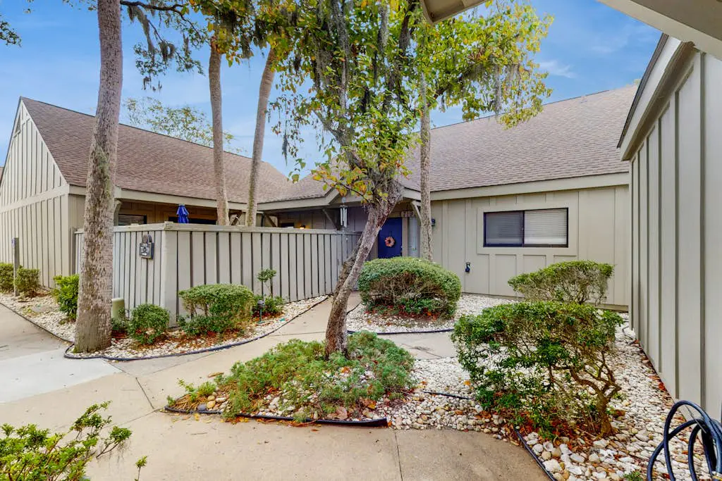 Gated community home w/ vaulted ceilings, lagoon, & pools - near beaches