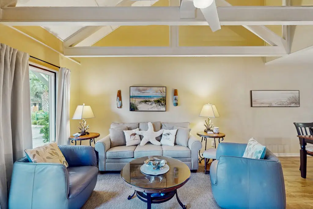Gated community home w/ vaulted ceilings, lagoon, & pools - near beaches