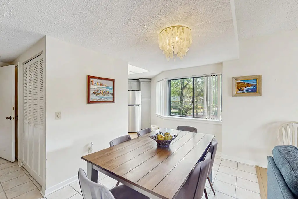 Inviting family-friendly condo with balcony, central AC, & outdoor pool
