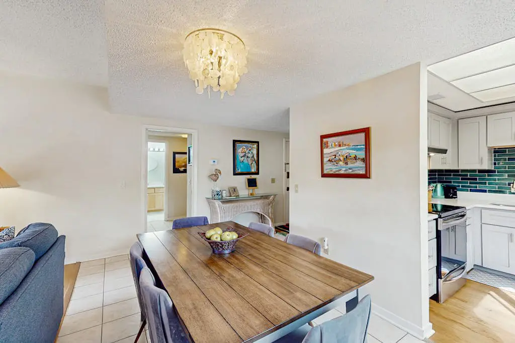 Inviting family-friendly condo with balcony, central AC, & outdoor pool