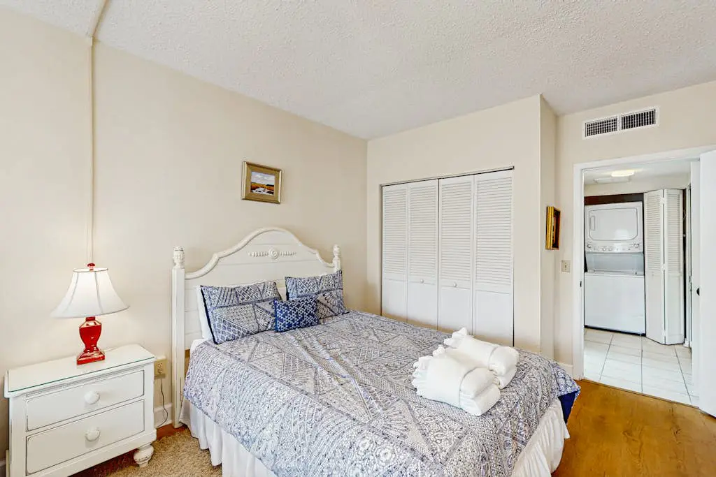 Inviting family-friendly condo with balcony, central AC, & outdoor pool