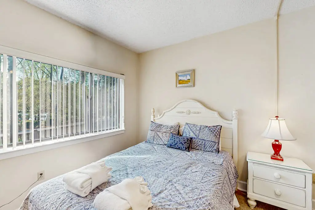 Inviting family-friendly condo with balcony, central AC, & outdoor pool