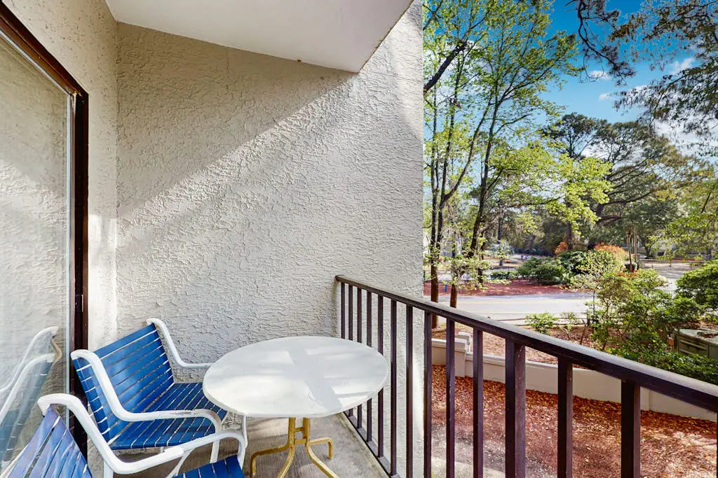 Inviting family-friendly condo with balcony, central AC, & outdoor pool